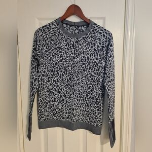 Lululemon Rest Less Pullover Top, Cheetah Print